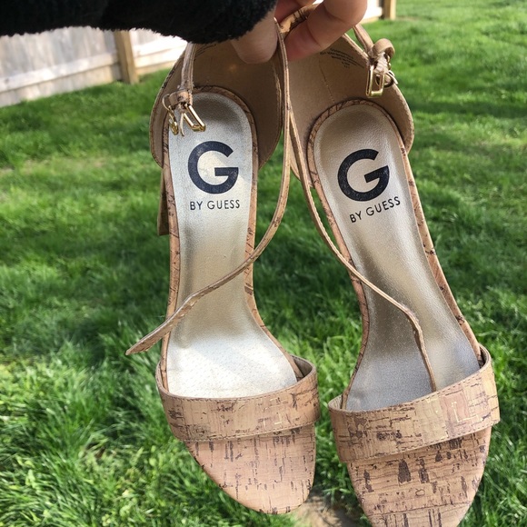 G by Guess Shoes - Guess Cork Heels Pre-Owned